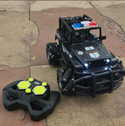 Remote Control Rock Climbing Police Jeep