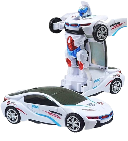 Deformation Robot Car With Music & Lights